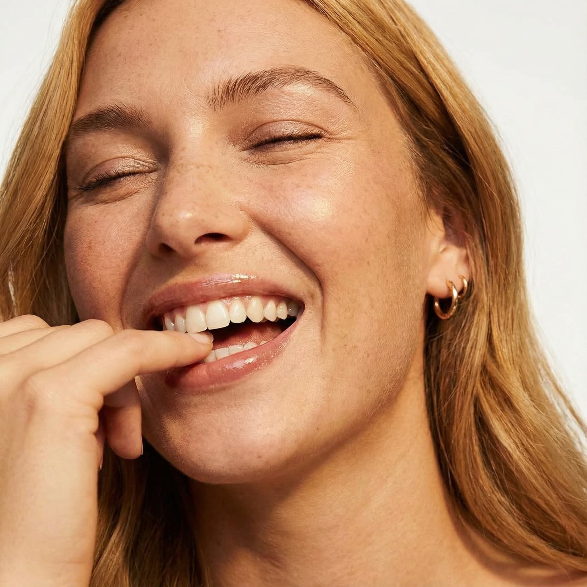 Woman laughing